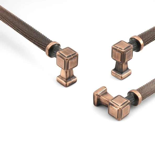 Talas Tırtıklı Soft Antik 160 mm Metal Kulp Mobilya Çekmece Dolap Kapak Kulpu Dayanıklı Kulpları - Resim 6