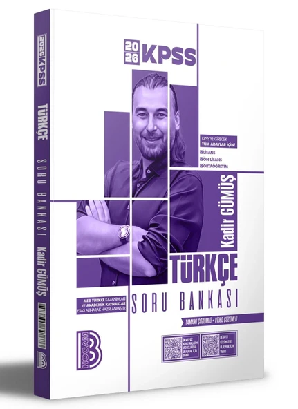 2026 Kpss Türkçe Soru Bankası Kadir Gümüş Benim hocam