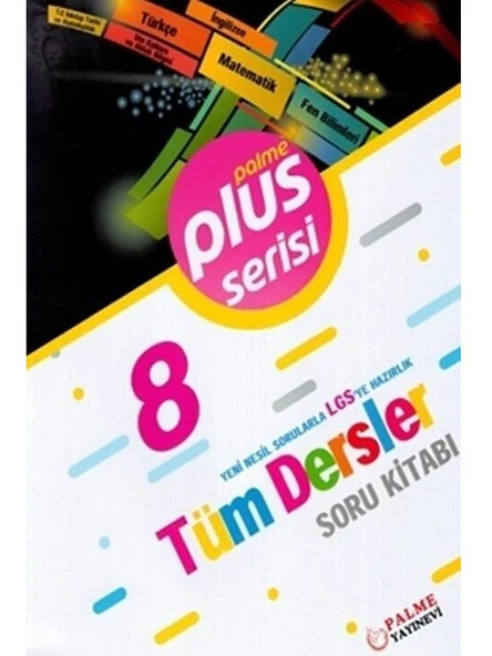 PALME 8.SINIF PLUS TÜM DERSLER SORU KİTABI *YENİ* ürün görseli