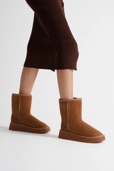 Asina Kadın Taba Kışlık Kürklü Bot - 2