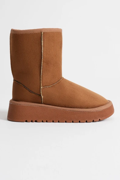 Asina Kadın Taba Kışlık Kürklü Bot - 3