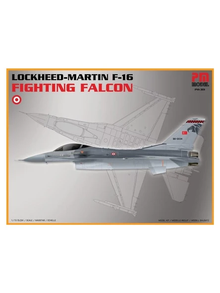 Pm Model Lockheed Martin F-16 Fighting Falcon Pm Model Demonte Plastik Uçak Maket Kiti ürün görseli