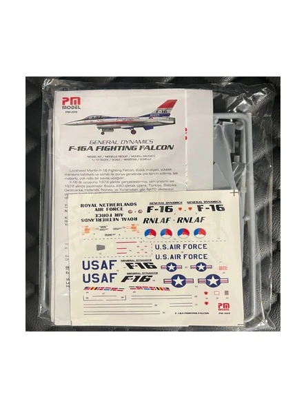 Pm Model F-16 A Royal Netherlands & Usa Pm Model Plastik Uçak Maket Kiti - Resim 5