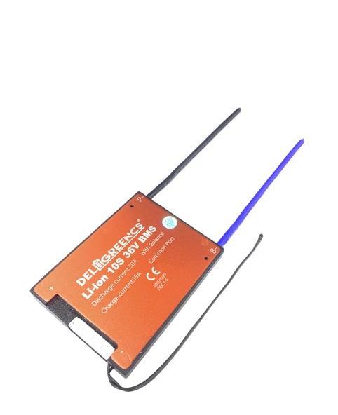10S 30A  Li-Ion Bms Karti Sensörlü Ortak Port
