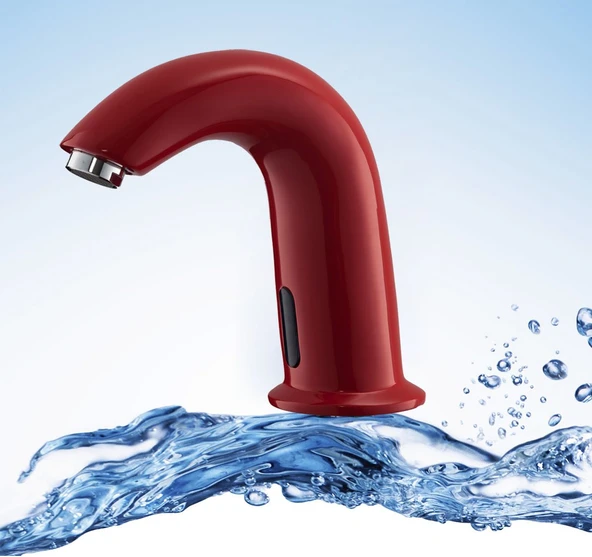 Fotoselli Batarya Musluk Armatür Çeşme Sensörlü Otamatik Musluk - Resim 3