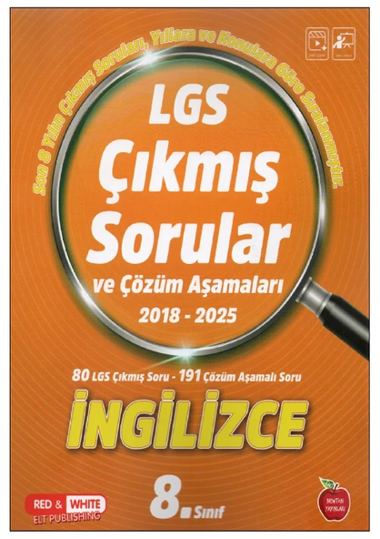NEWTON 8. SINIF LGS ÇIKMIŞ SORULAR İngilizce (2018-2025) ürün görseli