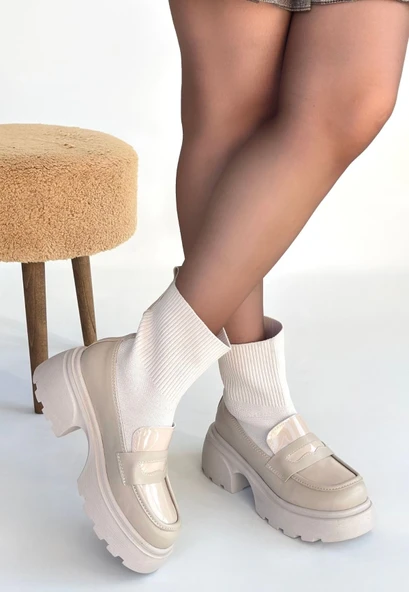 Wanye Bej Cilt Cilt Streçli Bot - Resim 3