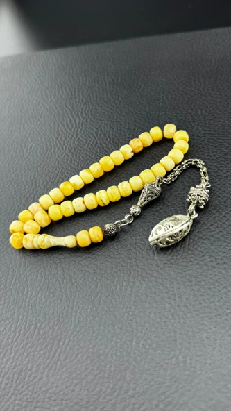 Kaya Damla Kehribar Tesbih Hcz-Model KHJRM