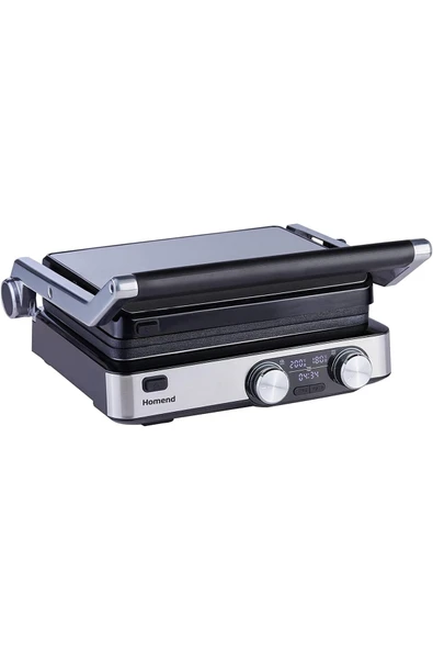 HOMEND GRILLIANT 1340H INOX TOST MAKİNESİ - Resim 2
