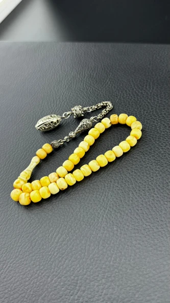 Kaya Damla Kehribar Tesbih Hcz-Model KHJRM - 3