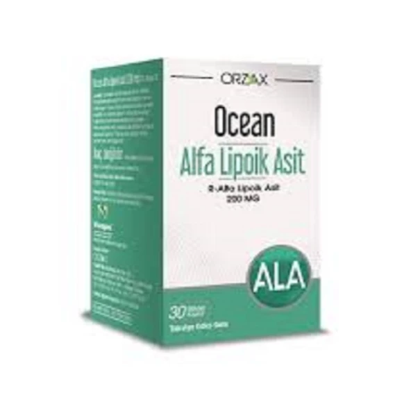 Ocean Alfa Lipoik Asit 200 mg 30 Tablet ürün görseli