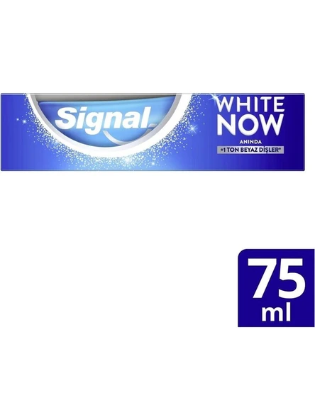 Signal White Now Beyazlatıcı Diş Macunu 75 ml – 3 Kat Anında ve Uzun Süreli Beyazlık, Ferah Nane Aromalı - Resim 4