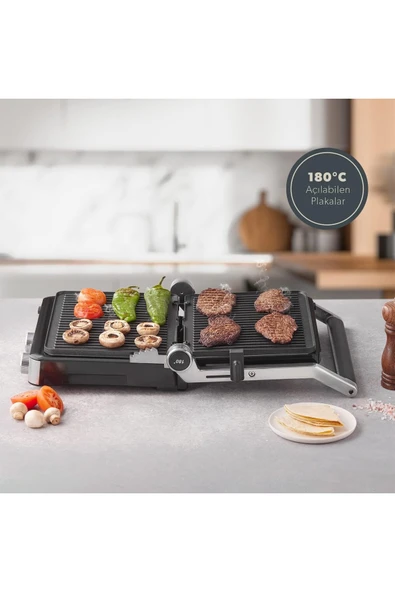 HOMEND GRILLIANT 1340H INOX TOST MAKİNESİ - Resim 5