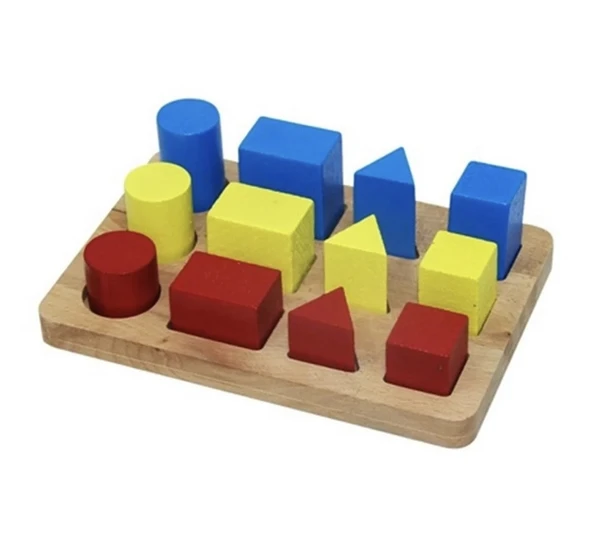 29 Adet Ahşap Anaokulu Montessori Eğitici Kavram Oyuncakları Seti - 5