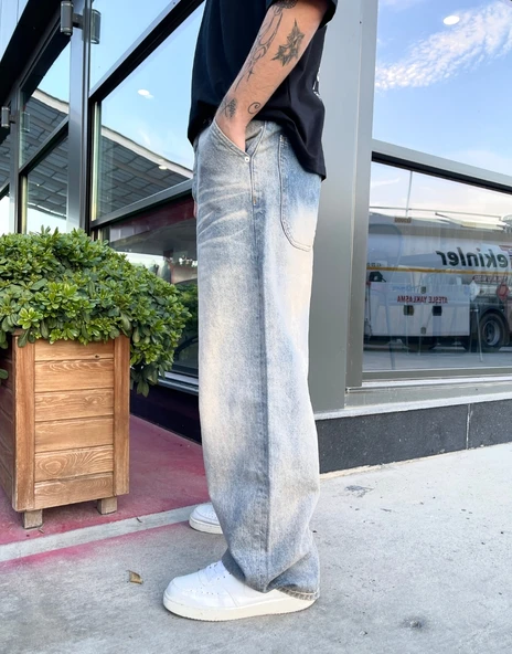 Premium Wash Effective Baggy Kot Pantolon - 2