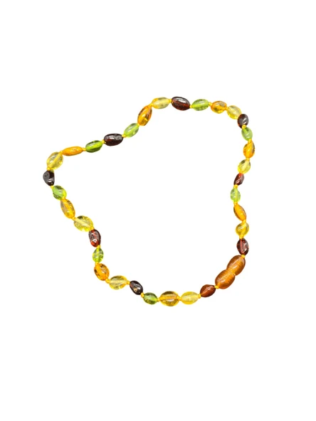 Oval Kesim Doğal Kehribar Taşlar ile Bebek Diş Kolyesi | Doğal ve Parlak Tasarım, Anlamlı Hediye ürün görseli 1