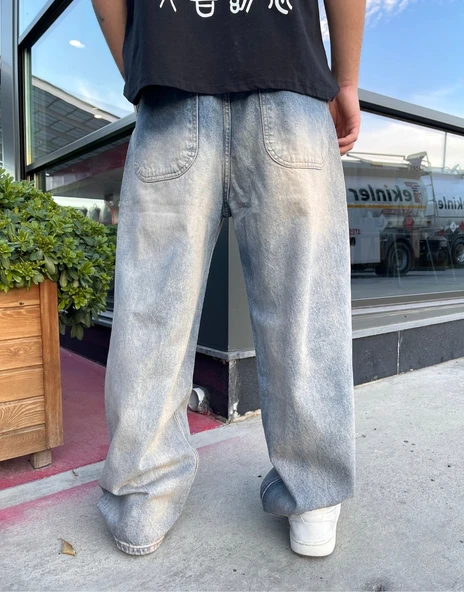 Premium Wash Effective Baggy Kot Pantolon - 5