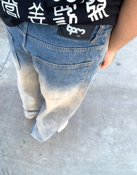 Premium Wash Effective Baggy Kot Pantolon - 3