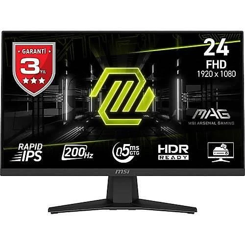 Msi Mag 244F 23.8'' 0.5MS 200HZ FHD RAPID IPS FLAT Monitör ürün görseli
