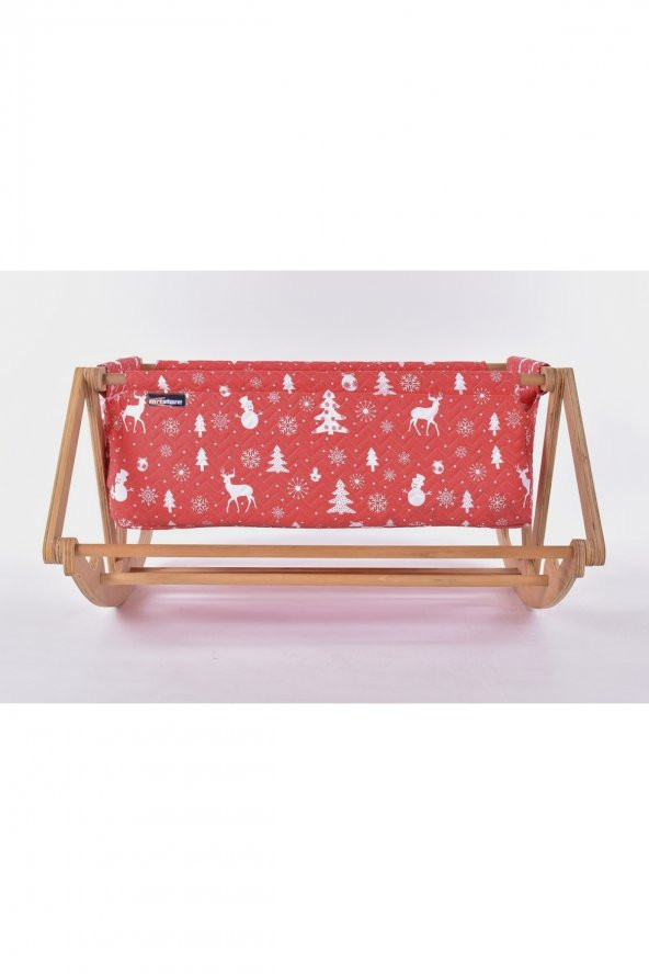 Likya Serisi Anne Yanı, Yerde Sallamalı Bebek Beşiği / Beyaz Kar Tanesi (Christmas Miracle White) - 2