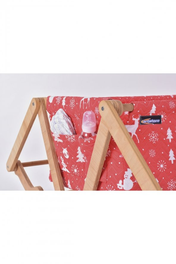 Likya Serisi Anne Yanı, Yerde Sallamalı Bebek Beşiği / Beyaz Kar Tanesi (Christmas Miracle White) - 4