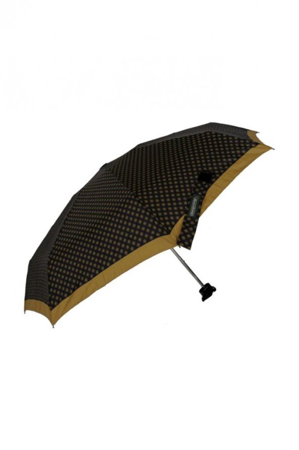 Snotline Kadın Şemsiye Micro Mini Puantiyeli Siyah 03l