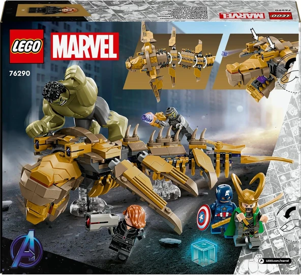 LEGO Marvel Avengers, Leviathan’a Karşı 76290-7 Yaş ve Üzeri Süper Kahraman Sevenler İçin Yaratıcı Oyuncak Yapım Seti (3 - 6
