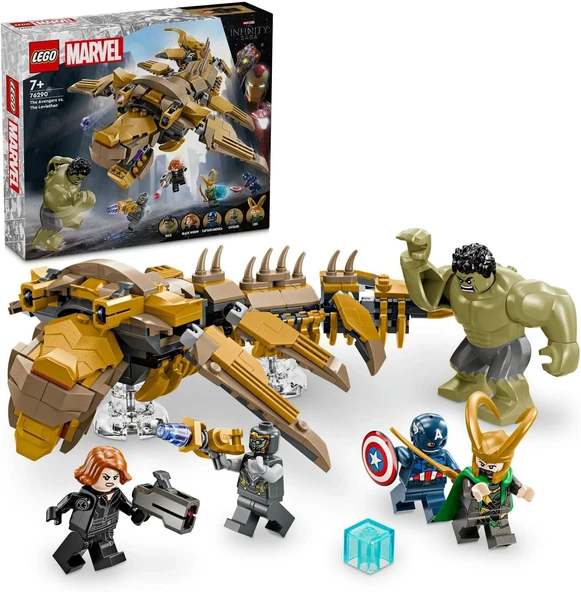 LEGO Marvel Avengers, Leviathan’a Karşı 76290-7 Yaş ve Üzeri Süper Kahraman Sevenler İçin Yaratıcı Oyuncak Yapım Seti (3