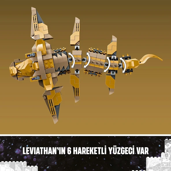 LEGO Marvel Avengers, Leviathan’a Karşı 76290-7 Yaş ve Üzeri Süper Kahraman Sevenler İçin Yaratıcı Oyuncak Yapım Seti (3 - 4