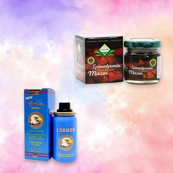 1 Kutu 43gr Orjinal Themra Bitkisel Karışımlı Macun+1 Kutu Ozel super viga150000 Sprey ürün görseli