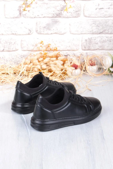 Fort 1196 Etap Lastik Bağcıklı Rahat Hafif Dikişli Taban Erkek Ayakkabı - Resim 5