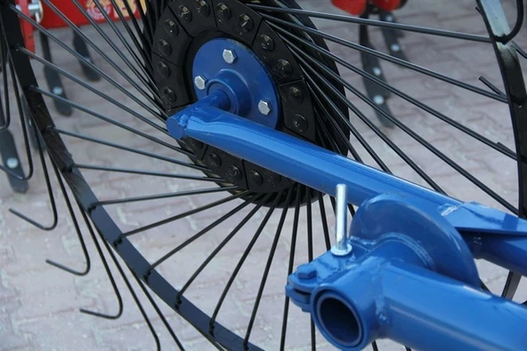 Tarım Garaj Flanşlı Ot Toplama 4'lü Tırmık - Resim 9