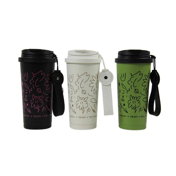 Shotay Termos Matara 550 Ml. Siyah Sht-St-8913 - Resim 2