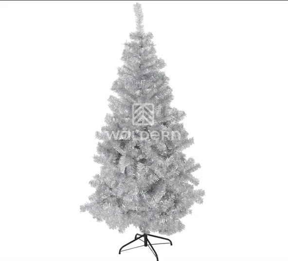 Waldern Premium Luxury 180 cm Simli Gümüş Yılbaşı Çam Ağacı ürün görseli