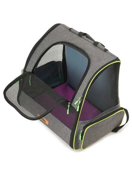 Brave Paws Kedi ve Köpekler Için Piramit XL Taşıma Çantası - Geniş Alan Havalandırmalı Seyahat Çantası - 10