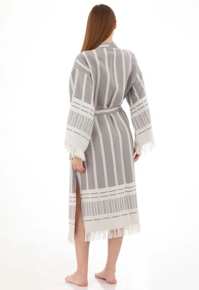 Astrea %100 Pamuk Özel Tasarım Peştemal Bornoz Özel - 2