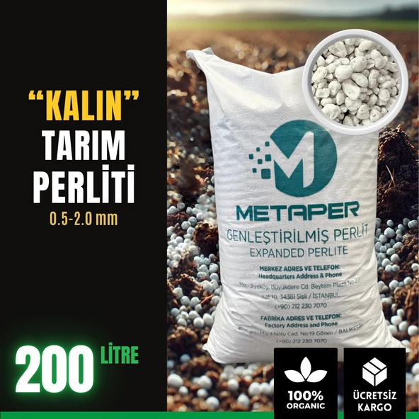 Kalın Tarım Perliti 200 Litre