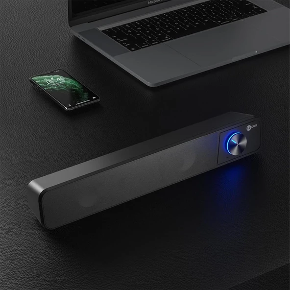 Lenovo Lecoo DS111 6W Kablolu Bluetooth Stereo TV Monitör Soundbar Hoparlör - 6