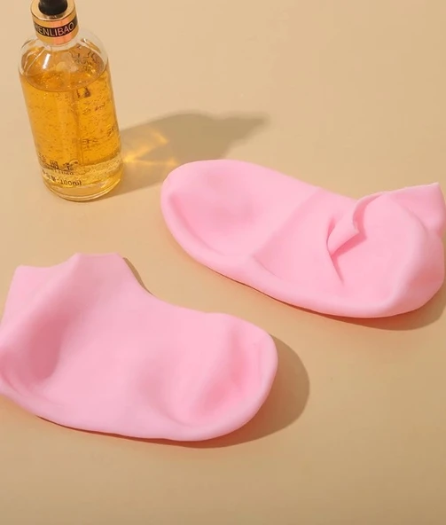 pilelistore Silikon Nemlendirici Çorap Ayak Bakım Çorabı - 3