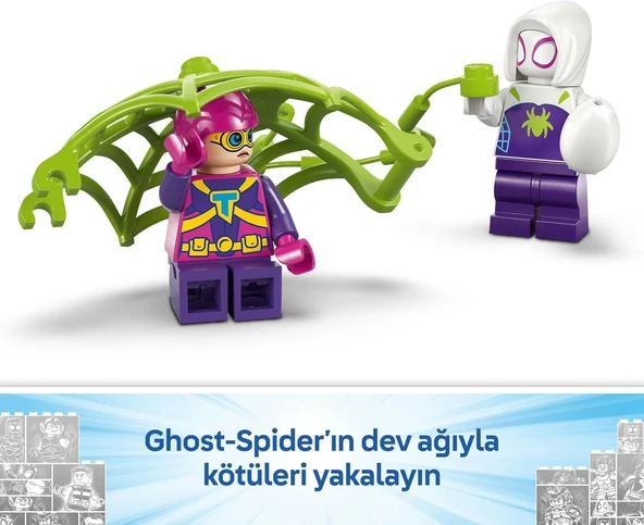 LEGO Marvel Spidey ve İnanılmaz Arkadaşları Ağaç Ev Karargahında Spidey ve Gobby'nin Raptor Savaşı 11200-4 Yaş ve Üzeri - 5