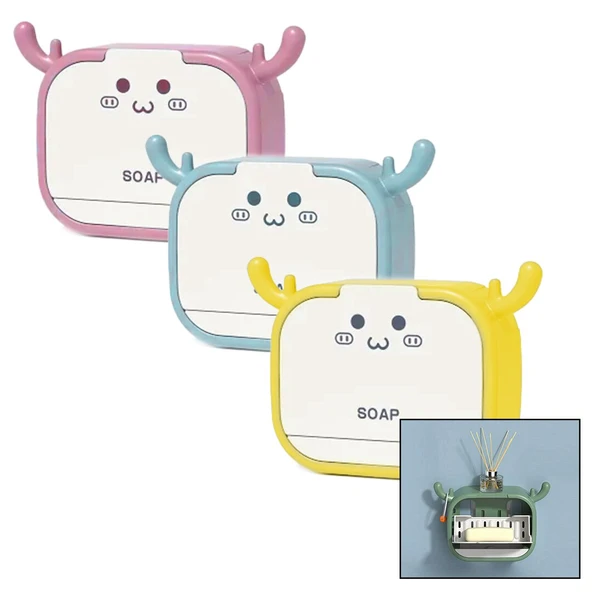 AÇ KAPA - FİGÜRLÜ SABUNLUK KUTUSU - ASKILIK (5284) ürün görseli