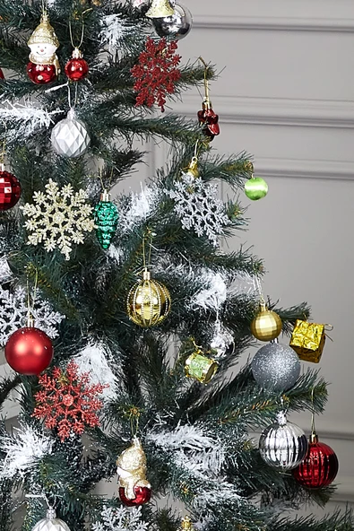 Waldern Luxury Series 150 CM 260 Dal Plastik Ayaklı Yılbaşı Çam Ağacı - Resim 4