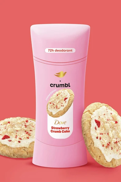 Dove Crumbl Strawberry Crumb Cake Alüminyumsuz Stick Deodorant 74GR - 3