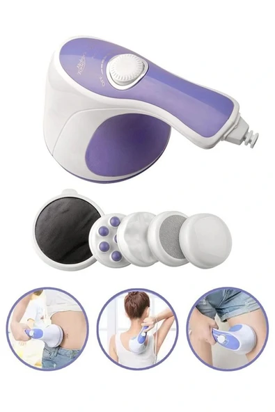 sonx Super Tone Çok Fonksiyonlu 5 Başlıklı Masaj Aleti - Resim 7