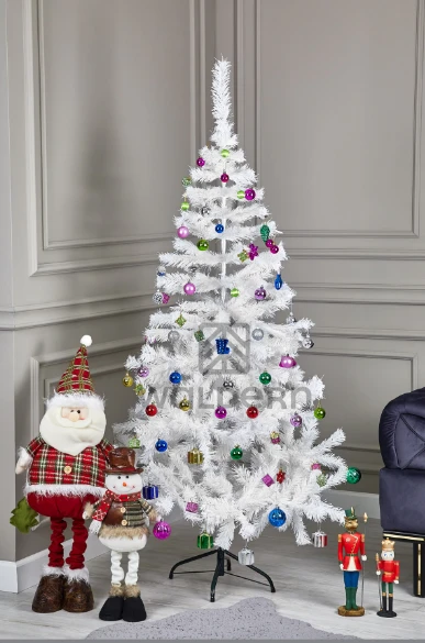 Waldern Luxury 180 cm Beyaz Yılbaşı Çam Ağacı - Resim 3