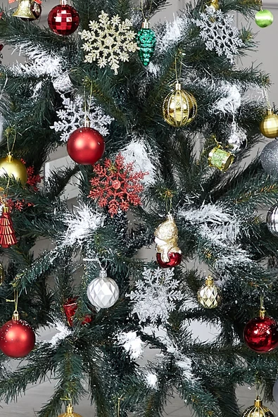 Waldern Luxury Series 150 CM 260 Dal Plastik Ayaklı Yılbaşı Çam Ağacı - Resim 5