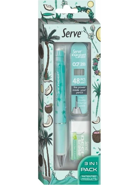 Serve Deep 3'lü Okul Seti Nane Yeşili ürün görseli