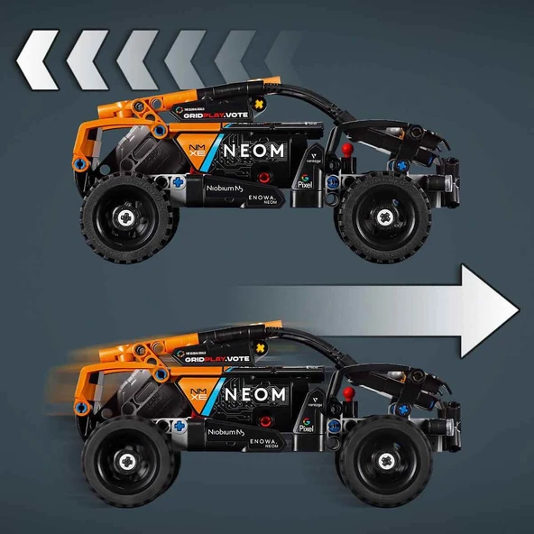 LEGO® Technic NEOM McLaren Extreme E Yarış Arabası - 252 Parça / 6471636 - Resim 6