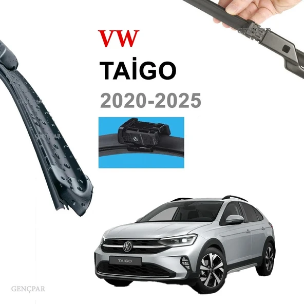 VW VOLKSWAGEN TAİGO ÖN SİLECEK TAKIMI (2 ADET) 2020-2025 ürün görseli 1