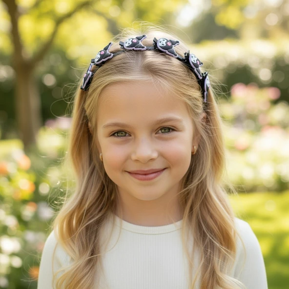 Kuromi Çocuk Taç - Resim 4